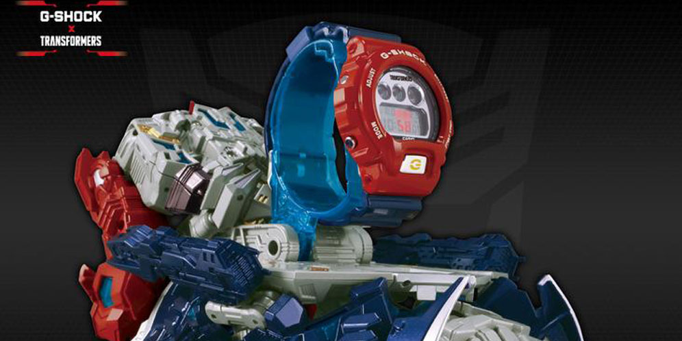 Keren, Jam Tangan G-Shock Ini Bisa Berubah Jadi Optimus Prime!